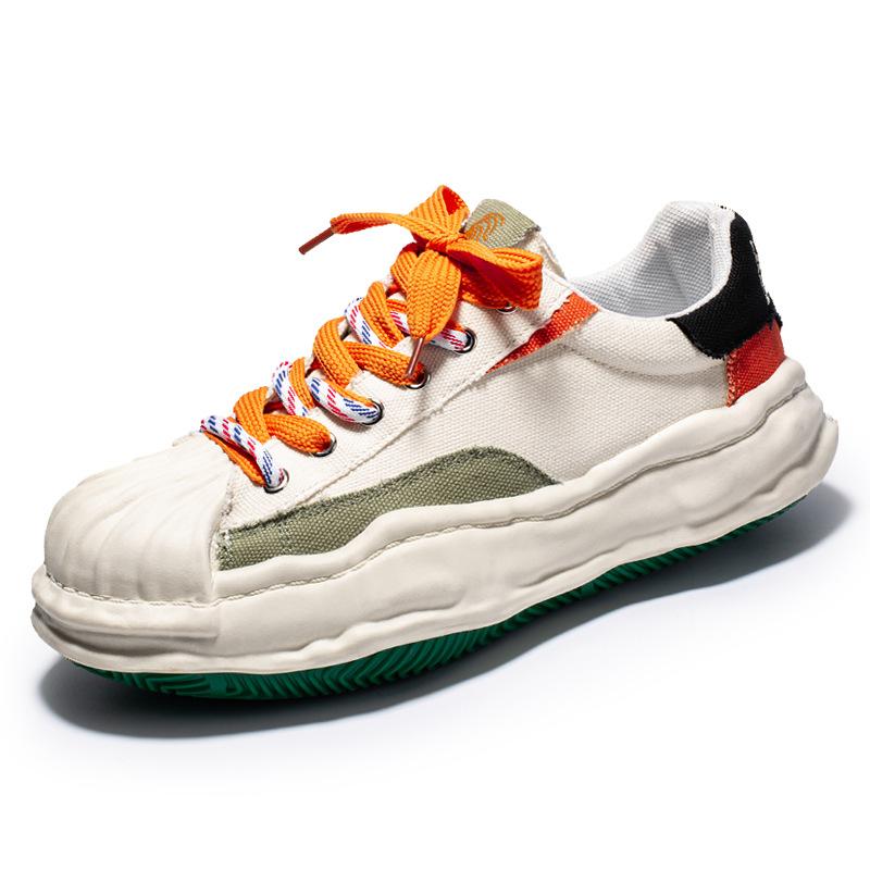 Canvas Shoes Men'S Trendy Shoes Shell Head Korean Version Fashion Breathable Shoes Personalized Trend Student Board Shoes Men'S Shoes