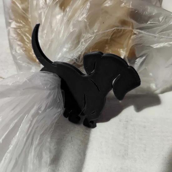 1 Pair Dog Cat Butt Sealing Clip Reusable Snack Bread Food Storage Bag Sealing Clamp Moisture-proof Freshness Keeping Bag Sealer Kitchen Gadgets