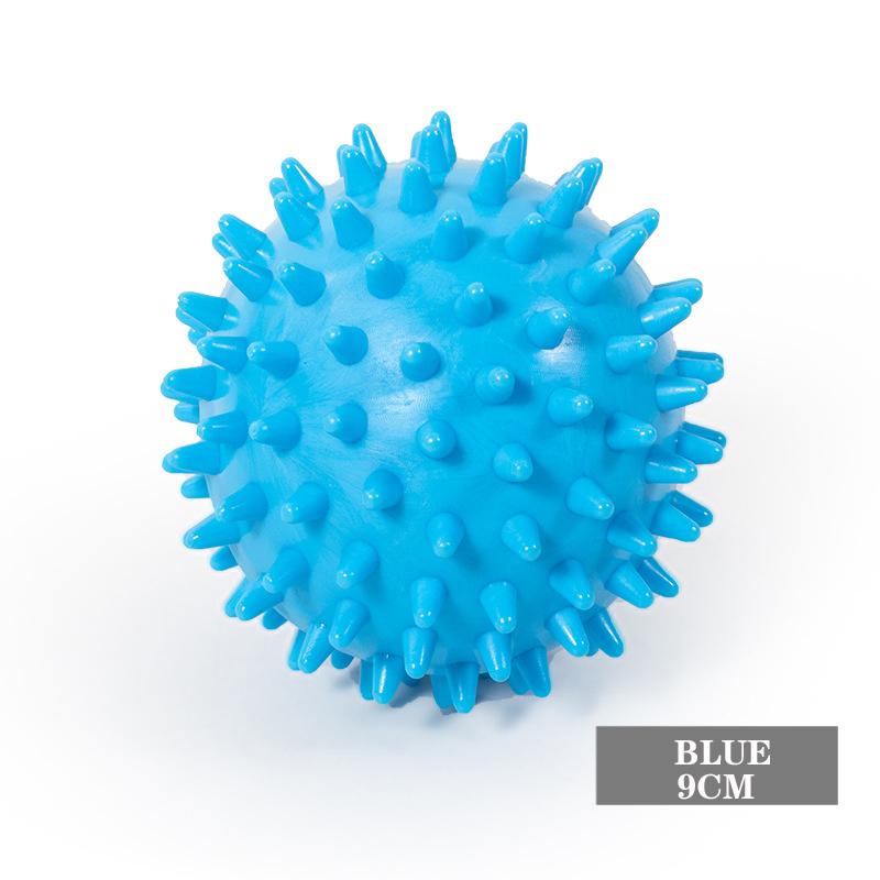 Durable PVC Spiky Massage Ball Trigger Point Sport Fitness Hand Foot Pain Relief Plantar Fasciitis Reliever Hedgehog 9cm Balls