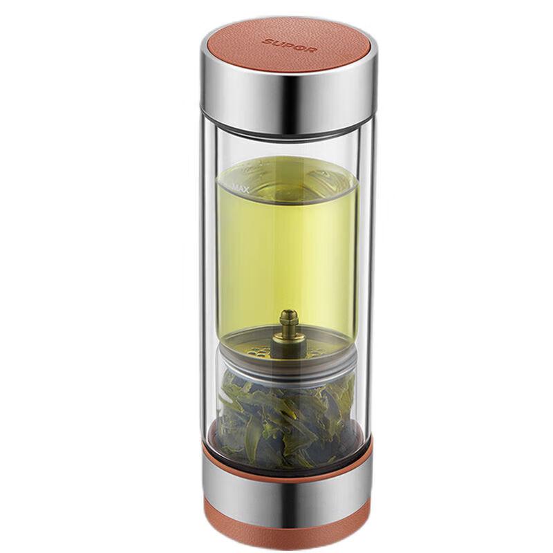 Supor Business Double Wall Glass Tea Bottle
