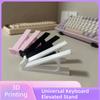1 Pair Portable Keyboard Elevated Stand Raised Keyboard Angle Accessories Computer Keyboard Riser Plastic Monitor Holder