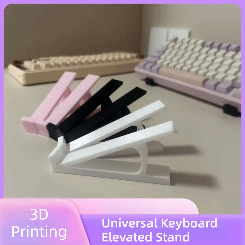 1 Pair New Portable Keyboard Elevated Stand Raised Keyboard Angle Plastic Computer Keyboard Riser Accessories Monitor Holder