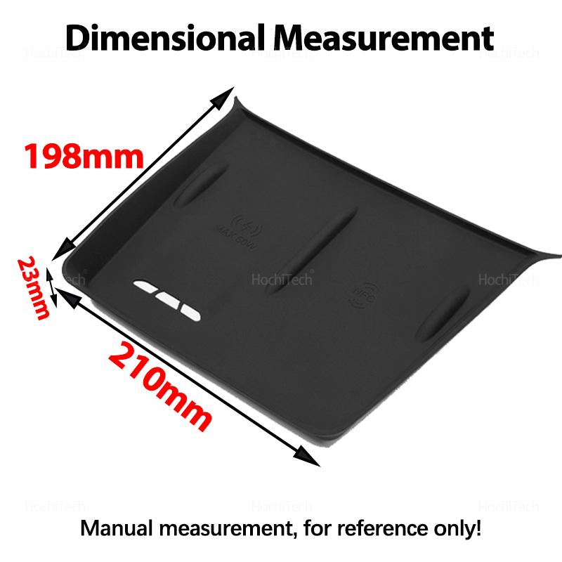 Fast Wireless Charging Pad Non-Slip Mat Car Storage Lightweight Phone Wireless Charger Mat for BYD Sealion 07 EV 2025-2025