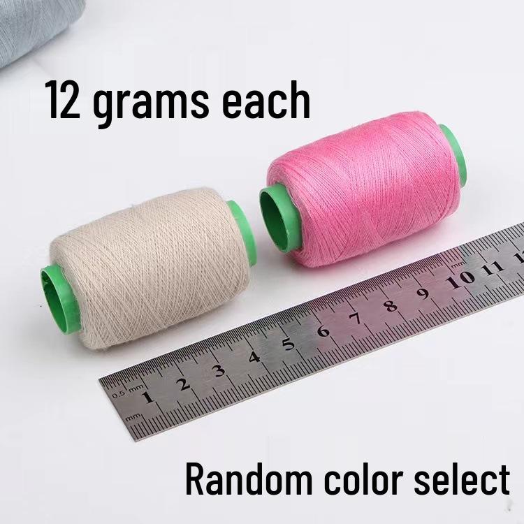 Household Sewing Threads: Black, White, Red - Fine 402 Pagoda Thread for Needlework & Flat Car Sewing