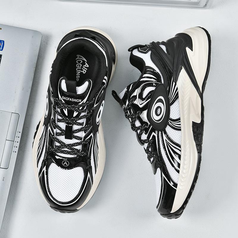 Dad shoes women's spring and summer thick-soled casual sports shoes women's mesh breathable height increase lightweight soft-soled non-slip running sh