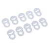 10 Pcs Toenail Corrector  Stretch Resistant Silicone Reusable Ingrown Toe Nail Correct Brace Rin