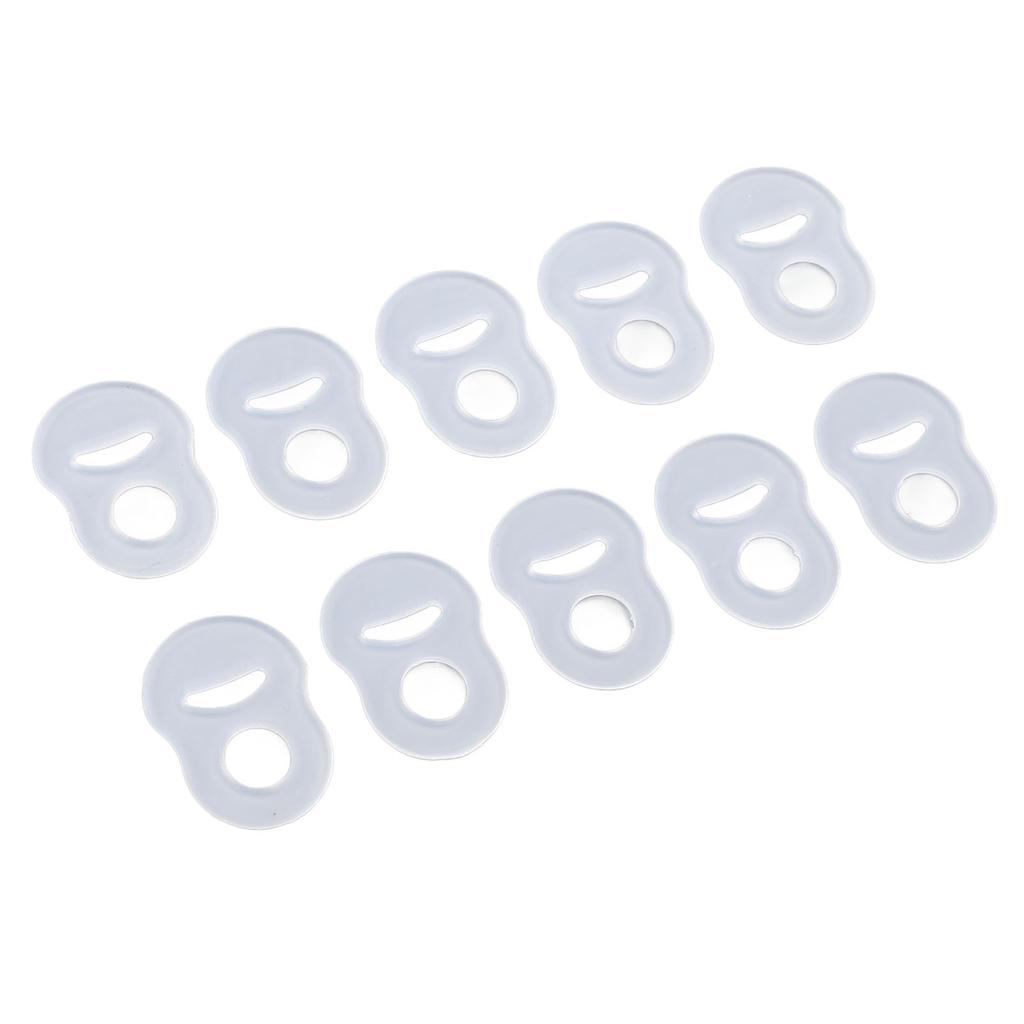 10 Pcs Toenail Corrector  Stretch Resistant Silicone Reusable Ingrown Toe Nail Correct Brace Rin