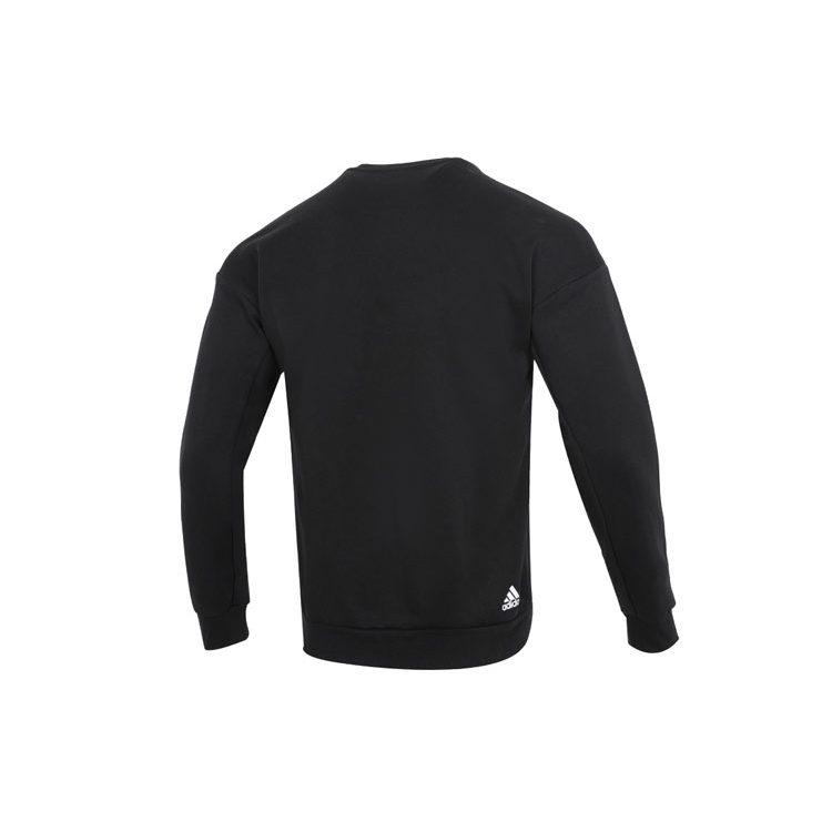 adidas Sweatshirts Men's Black Crew Neck Moderate Regular HM5152