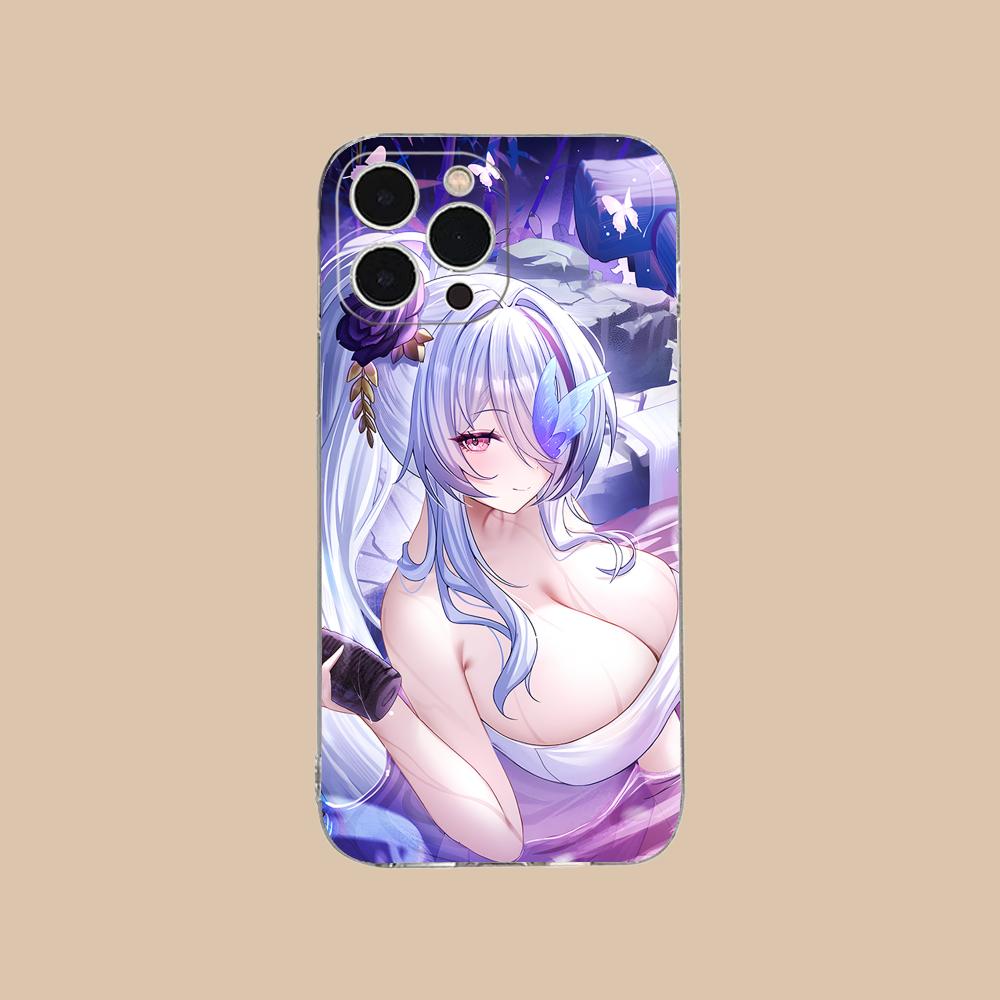 Azur Lane Unzen Clear TPU Mobile Case for iPhone 17 16 15 14 13 12 11 X XR XS Air Pro Max Plus Mini Colorful Cover