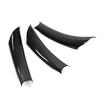 3PCS Car Door Pull Handle Cover Carbon Fiber Style Replacement for X5 E70 2008‑2013