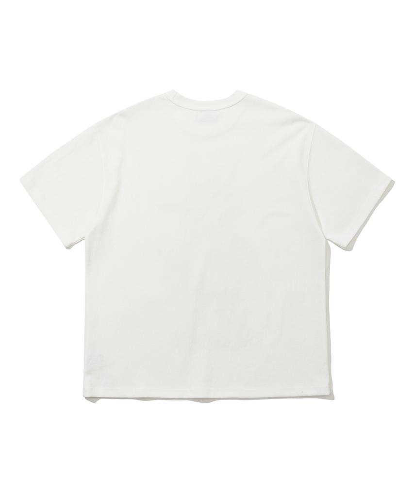 Bieseulaebis Big Trippy Rabbit Short Sleeve T-Shirt White