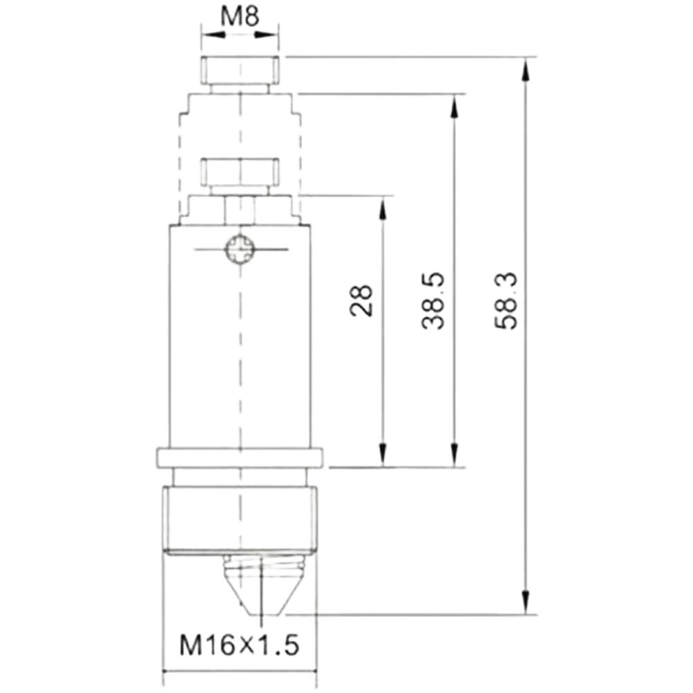 Press Type Brass Drain Valve Core for Sink Basin Drainer Replacement Modern Simple Design Fits Standard Drain Sizes Easily