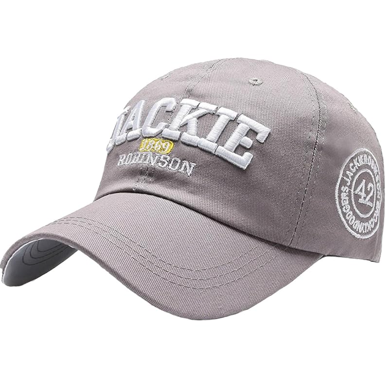 

[White Fang] hat baseball logo cap street emblem Fashionable cool men s ladies CZ013 (gray)