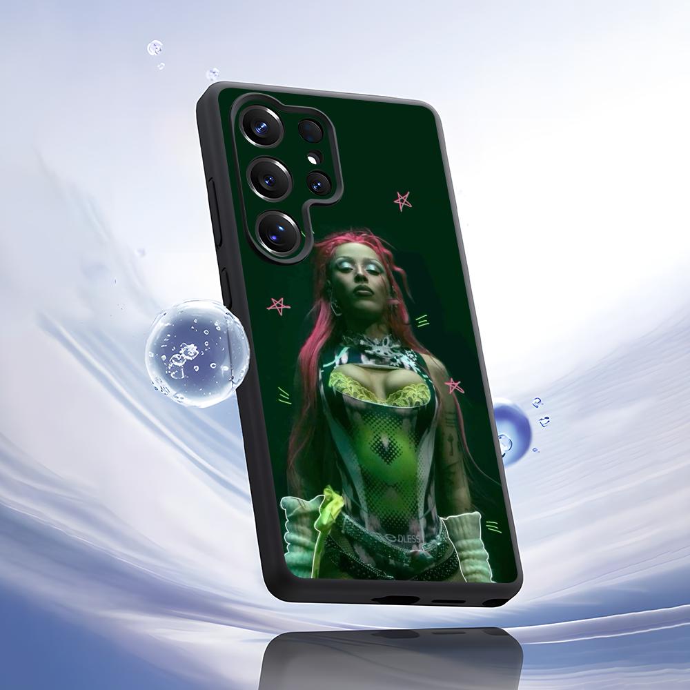 D-Doja Cat Singer Phone Case For Samsung S20-S25 FE Plus Ultra TPU Soft Skin Friendly samsungS21FE