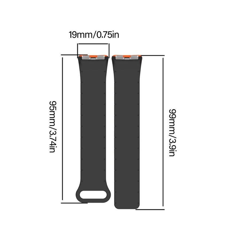 Magnetic Silicone Straps Comfortable Wristband Straps Soft Watch Straps Smartwatch Accessories Suitable for Watch 10/9/8