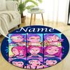 Personalized K-KPop Demon Hunters Round Chair Office Rug - Perfect for Mat, Office Chair & More - Ideal Gift for Birthdays and Holidays