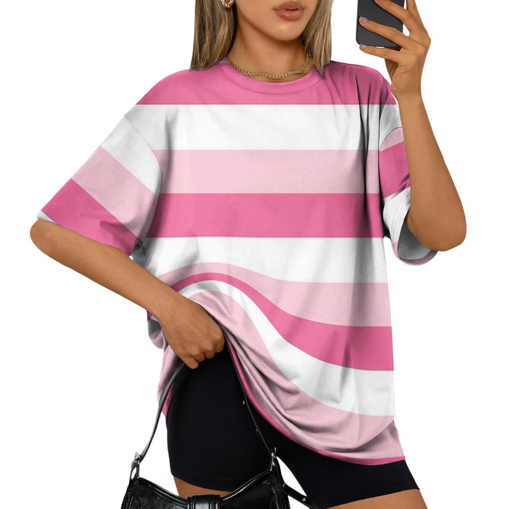 Women's Plus Size Summer Loose Fit Casual Top for Daily Wear