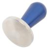 58mm Kaffeetamper Aluminiumlegierung Ergonomischer Griff Gleichmäßige Kompression Kaffeepresse Tamper für Zuhause Kaffeehaus Blau