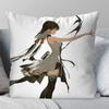 Jianxin Anime Game W-Wuthering Waves Pillow Case Square Pillow Bedroom Sofa Leisure ComfortCar Living Room Home Decoration 40X40