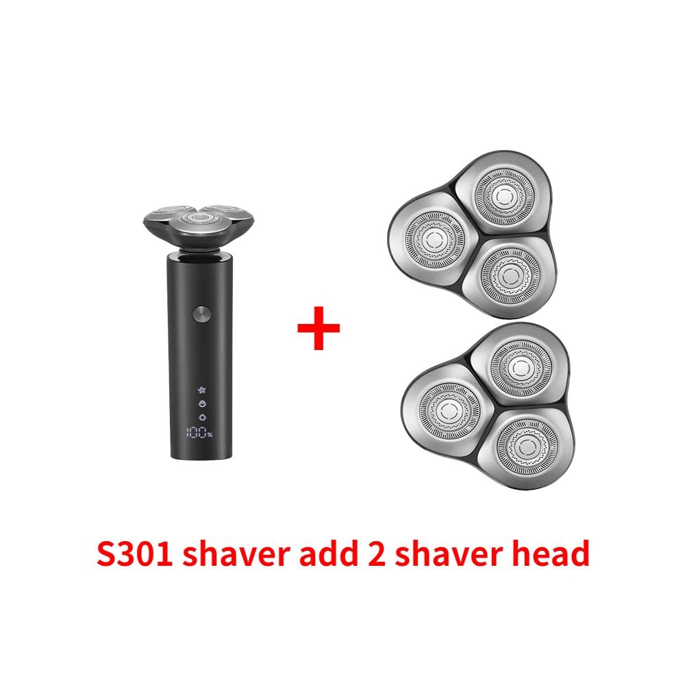 Aparate de ras electrice S301 Aparat de ras portabil pentru bărbați Trimmer pentru barbă IPX7 Impermeabil Lavabil Lamă Trimer Reîncărcabil Aparat de ras de siguranță