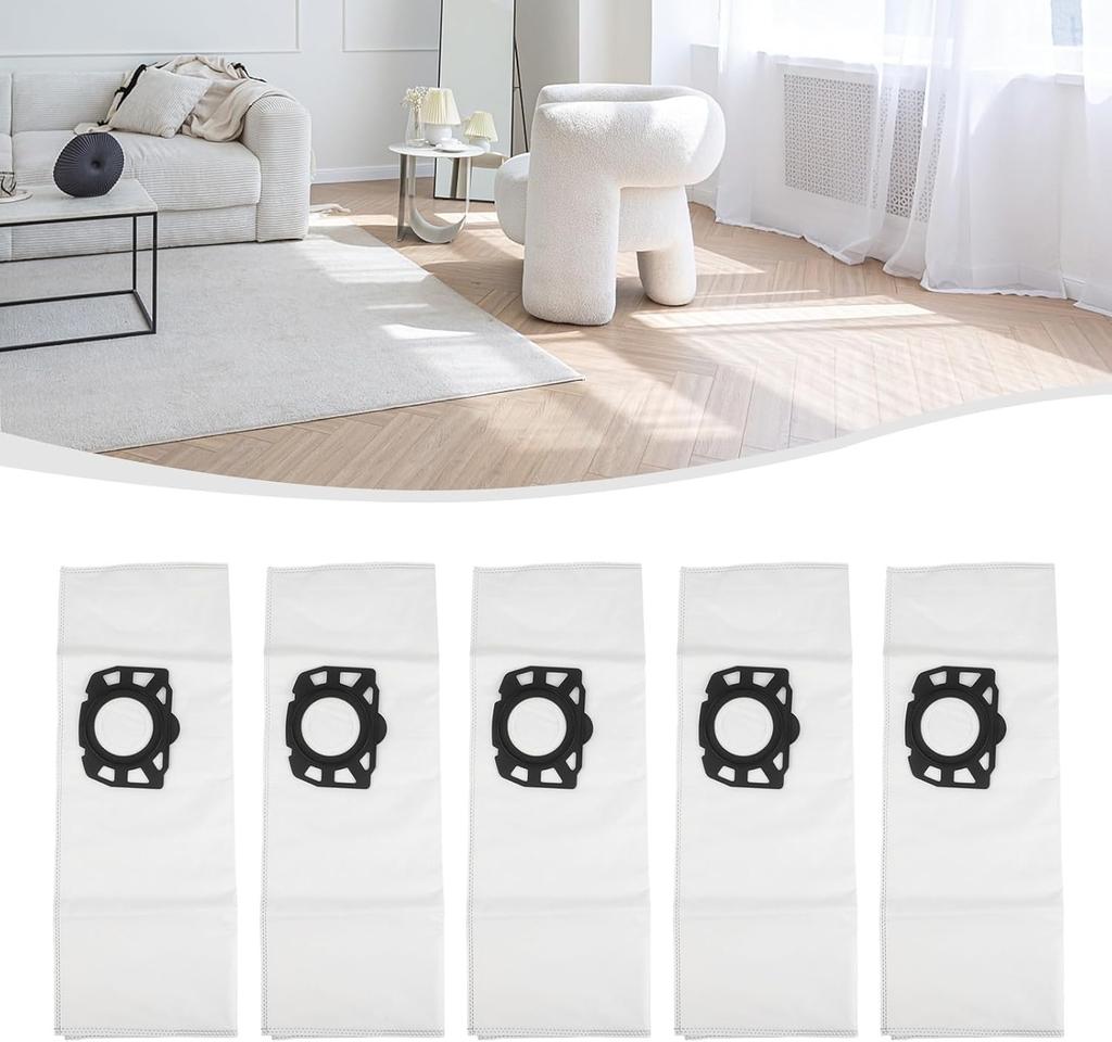 5 dust collection bags for Karcher vacuum cleaner 2.863 314.0 KFI 357 KA 40 WD2 Plus WD3 SE4001 SE4002 robot vacuum cleaner