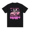 Funny Get In Loser We Going Therapy Raccoon Meme T Shirt Men's Clothing Fashion Kawaii T-shirt Unisex Retro 100% Cotton T Shirts