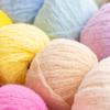 Multicolor Wool Ball Cotton Candy Yarn Ball  for Knitting Doll Hair Clip