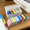 Lot de 11 notes autocollantes fluorescentes pour planificateur, bloc-notes, fournitures scolaires et de bureau