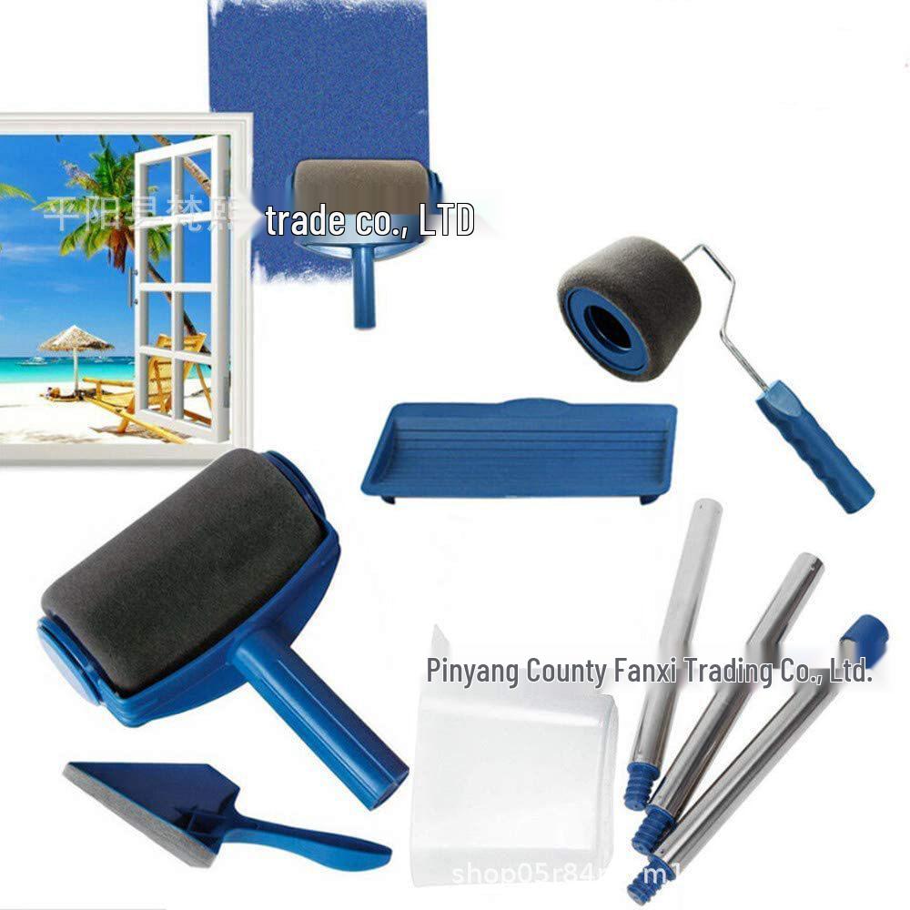 Smart Easy Seamless Sponge Roller: 5-in-1 Multi-Functional Paint Brush Set