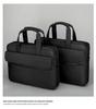 Men's Casual Oxford Multi-Layer Travel Briefcase - Large Capacity Laptop & Business Handbag