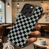 Black and Gray Checkerboard Phone Case for Redmi Note 15 14 13 12 11 10 9 Pro Plus Anti-Scratch Premium Hard Cover