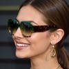 Women Sunglasses Modern Wide Edge Square Lens Frame Fashion Accessories Geometric Design Large Frame Glasses