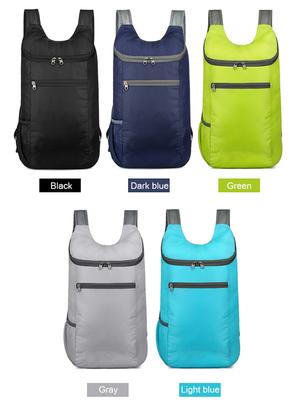 Sac à dos de sport pliable léger 20L Sac à dos imperméable d'extérieur Sac à dos de voyage pour camping en plein air Pique-nique