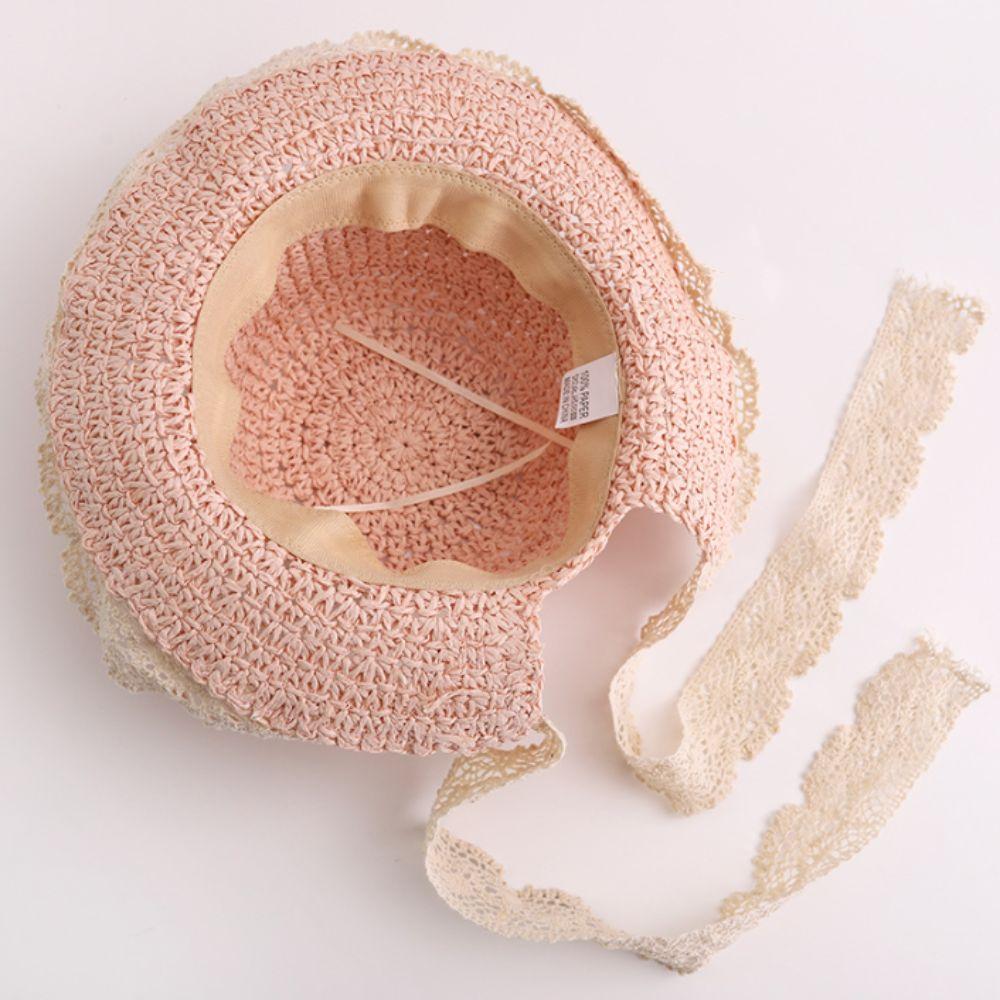 Foldable Sunscreen Hat Kids Adult Fisherman Cap New Summer Straw Hat  Outdoor Travel