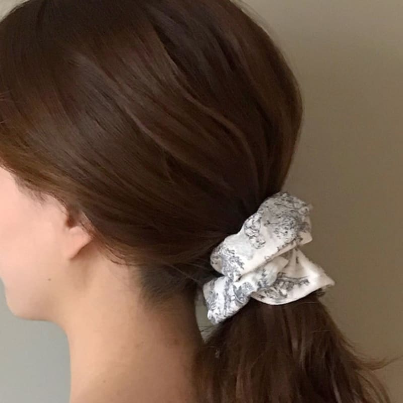 Oar French Etoile Scrunchie [Grau]