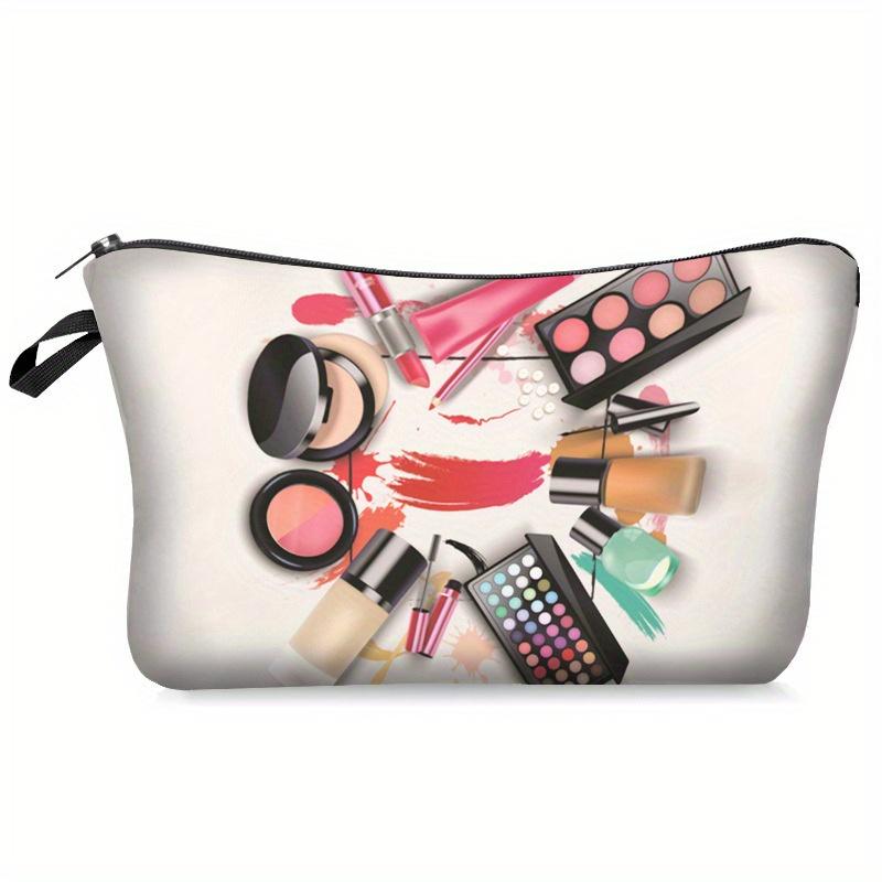 1pc Women Girls Beautiful Cosmetics Bag Makeup Bag Pouch Travel Portable Cosmetics Storage Bag Birthday Gift