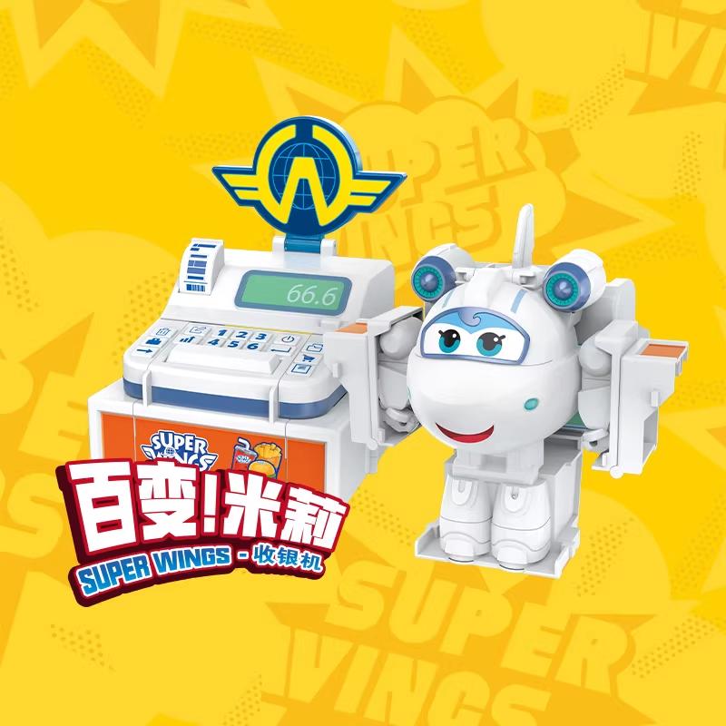 AULDEY 2026 New Super Wings Jett Dizzy Donnie Toy Model Transform Cartoon Periphery Collection Cute Fun Gift Surprise Ornament
