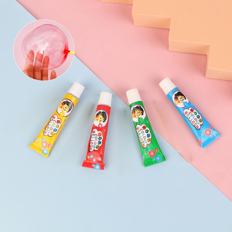 1/3Pcs Blowing Colorful Bubble Ball Plastic Balloon Won'T Burst Safe For Kids Boys Girls Gift Cartoon Magic Bubble Glue Toy