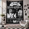 Wall TapestryDeath Note Art Hanging Cloth Decorative Background Cover for Room Decoration