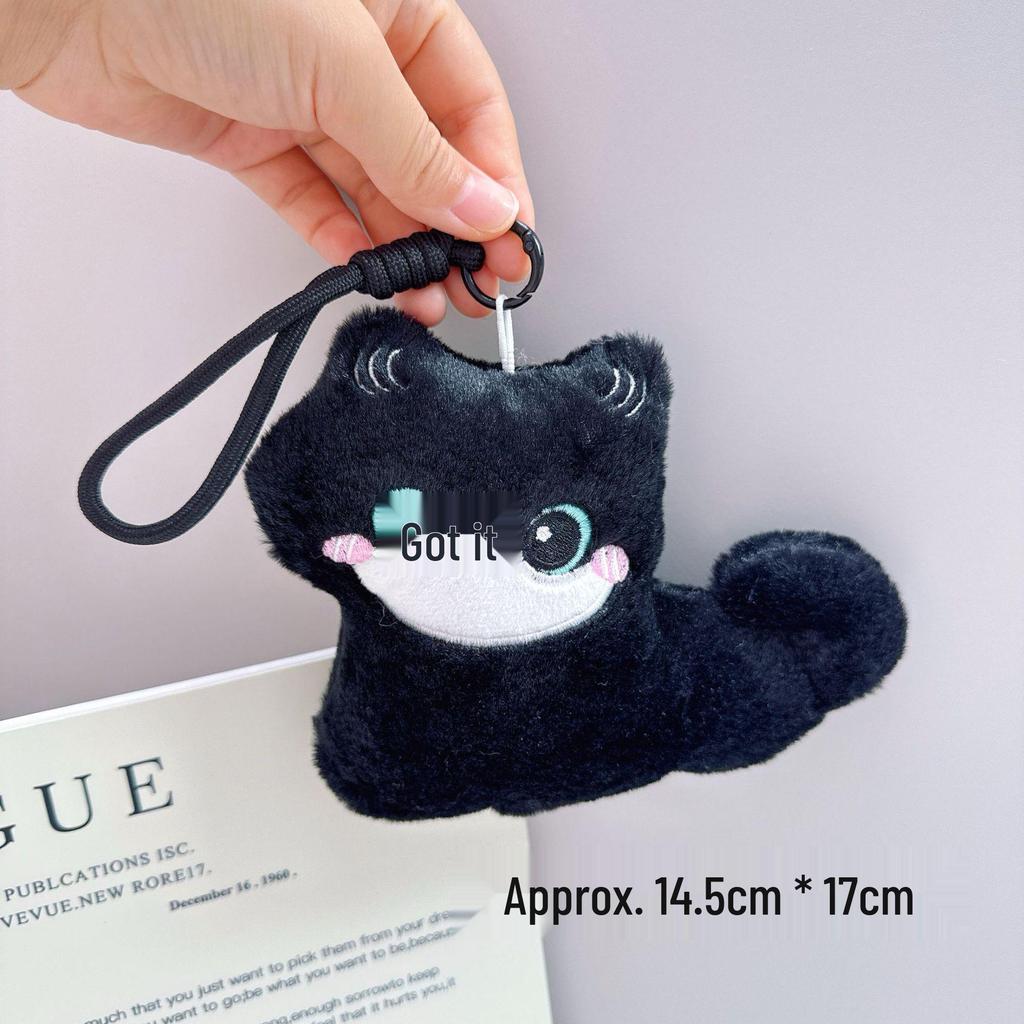 Plush Keychain Charm: Small Pendant Doll for Events & Street Stalls