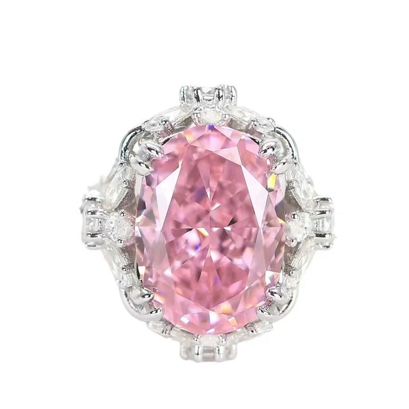 Royal Aquamarine Gemstone Finger Rings for Women Fashion Adjustable Open Ring GZW