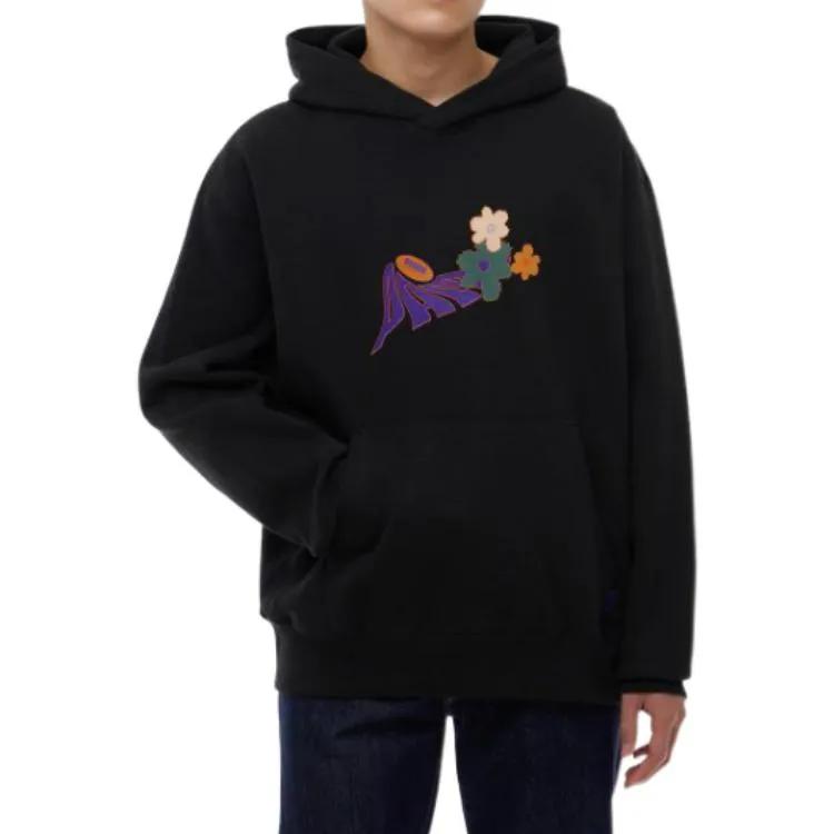 PUMA Floral-print Pullover Hoodie (Unisex) Sweatshirts 536005 01