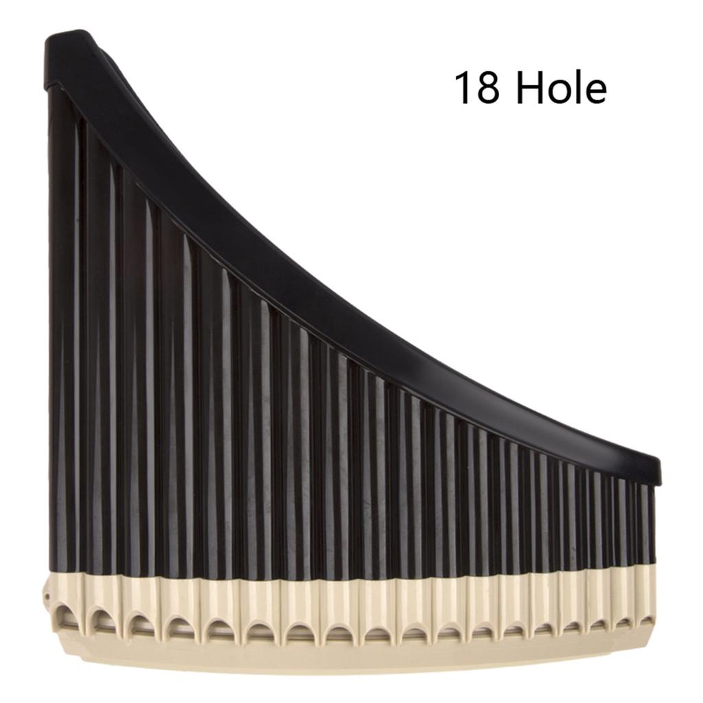 1pc Pan Flute 16/18 Pipes Panpipes AC Tone Tunable Flauta Abs Romanian Base Panflute Professional Pan Pipe Musical Instrument