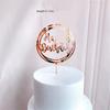 Happy Birthday Cake Topper Cake Acrylic Rose Gold Topper Birthday Party Decoration