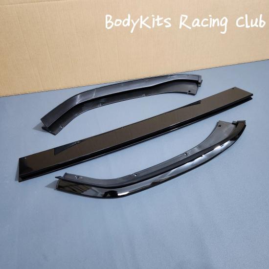 Gloss Black TCR Front Bumper Splitter Lip Kits For Volkswagen Golf MK7.5 GTI 2017-2020