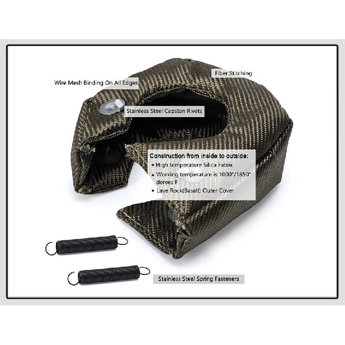 Car T2 Turbo Charger Heat Shield Cover Blanket Vehicle Car engine Protection Wrap For T25/28 GT25 GT28 GT30 GT35 Car Accessories