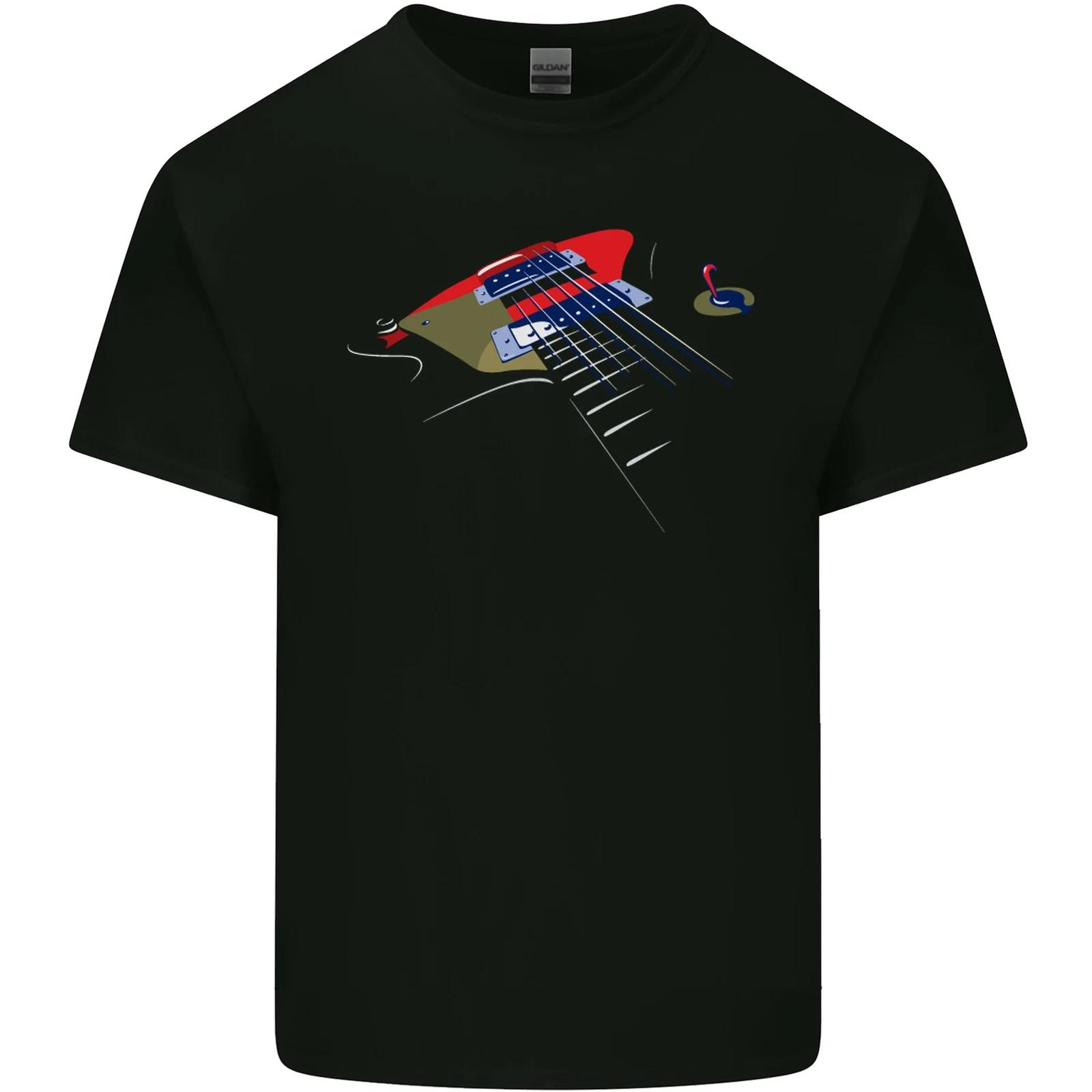 Guitar Perspective Guitarist Bass Electric Kids T-Shirt Childrens XL