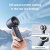 Mini Handheld Fan, 3000mAh USB Rechargeable Personal Fan, High Speed Portable Fan With Digital Display, 1-100 Speed Adjustable Powerful Wind Fan