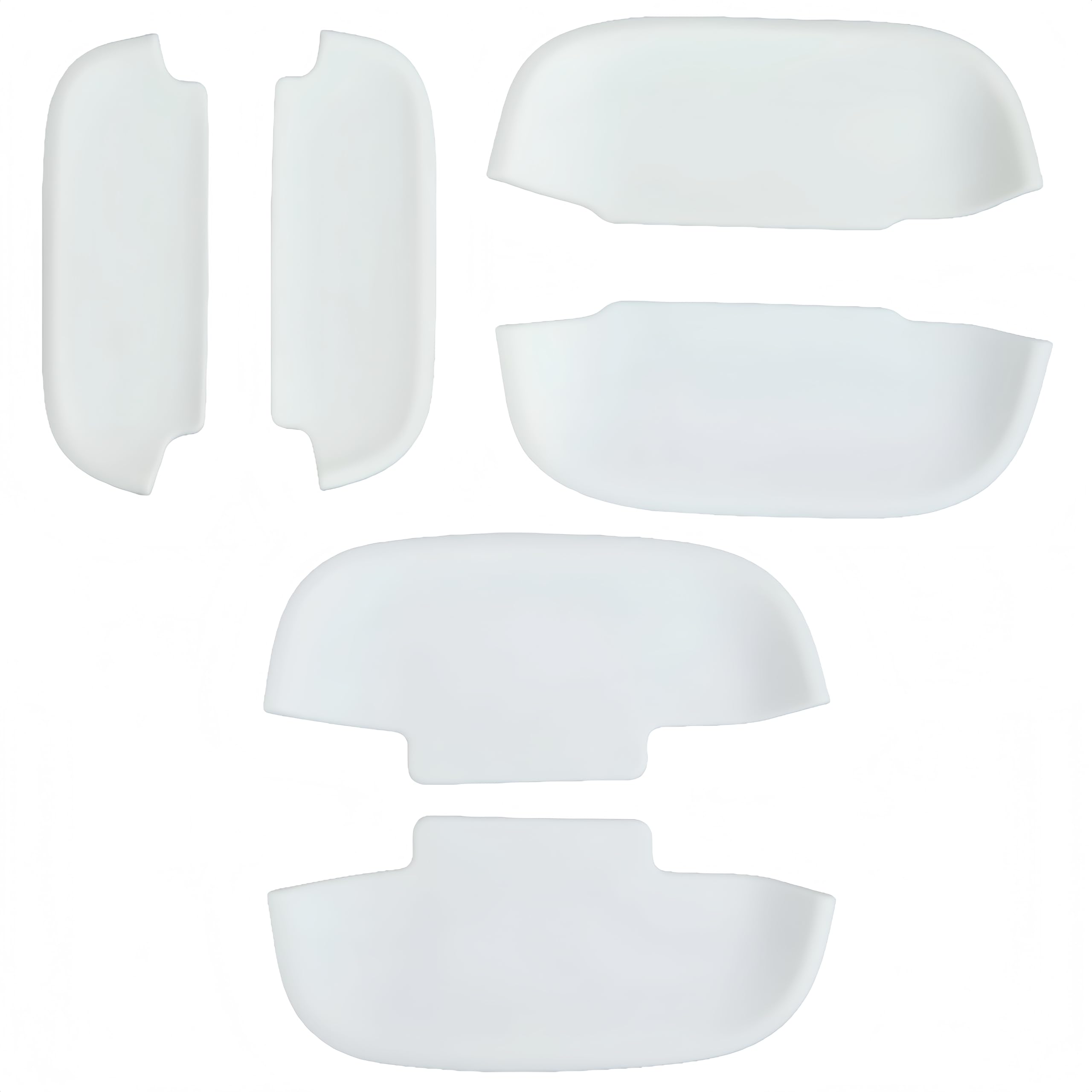 

RXCARGO Накладка под ручку двери для Toyota Hijet Atrai и защищает наружные дверные ручки и предотвращает Включает Japanese Cargo, S700V, S710V. царапины. белый