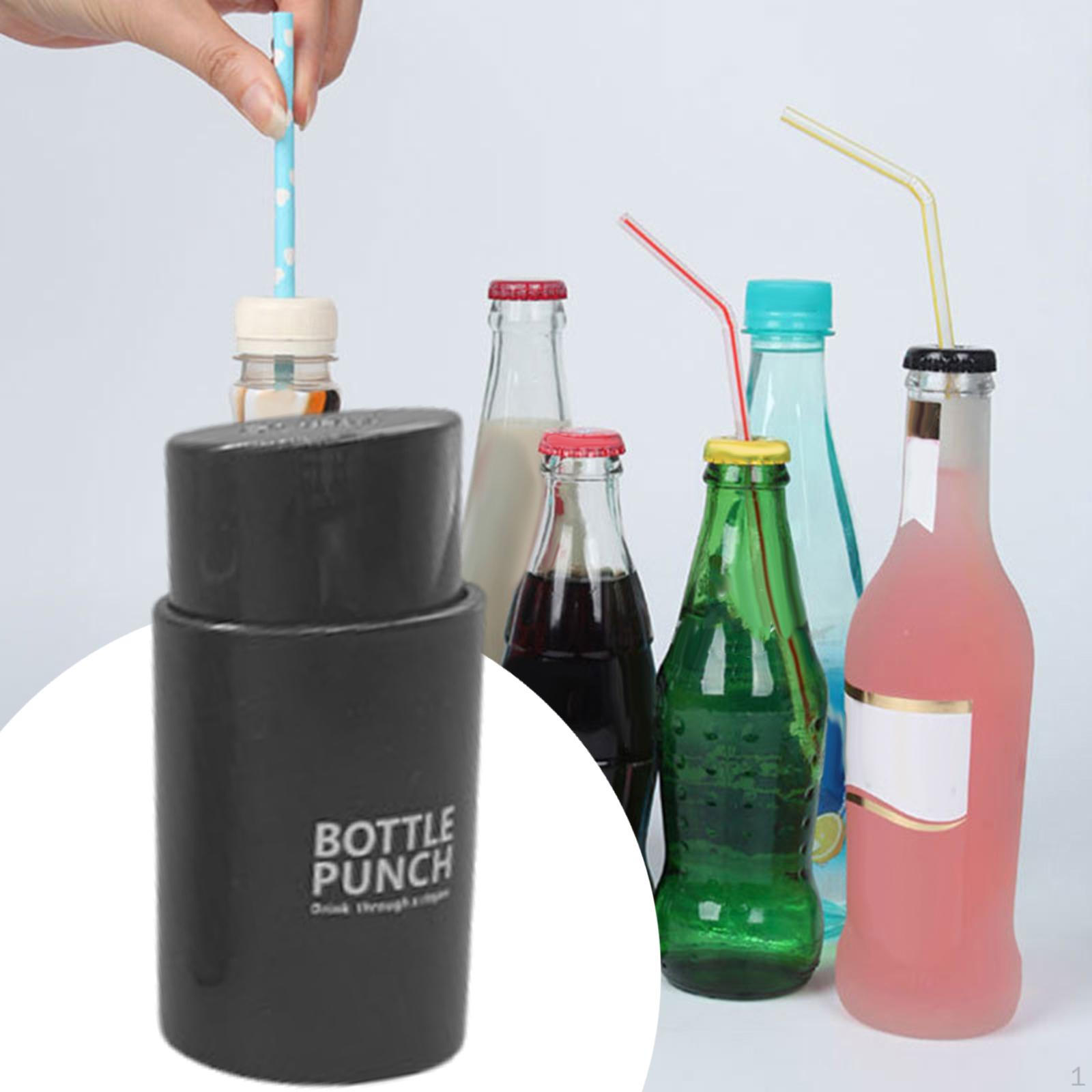 

Пробойник для крышек бутылок, Легкий, Компактный, Ручной инструмент для пробивки, Крышка для сока, напитка чёрный